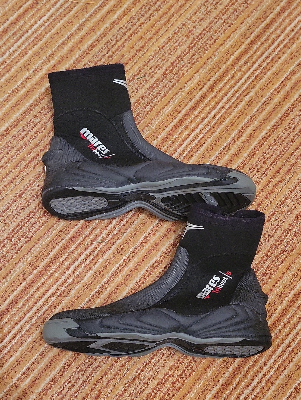 Mares Men's Black Neoprene Dive Boots - Rain & Snow Boot Size 11